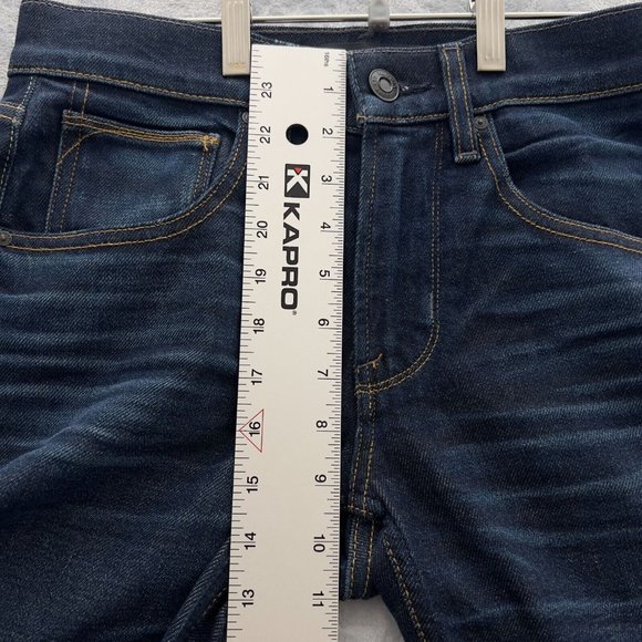 NEW HUDSON Mens Blake Slim Straight Fit Zip Fly Jeans Size 28 NWT Victory 0075 - Picture 9 of 13